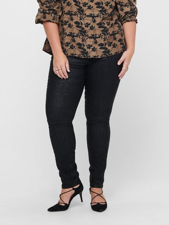 Actual product image Only Curvy Ecks Life Snake HW Skinny Fit Jeans