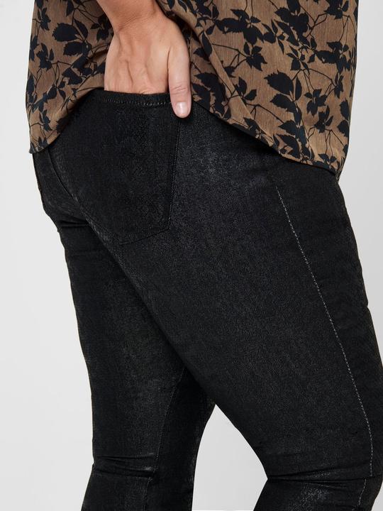 Actual product image Only Curvy Ecks Life Snake HW Skinny Fit Jeans