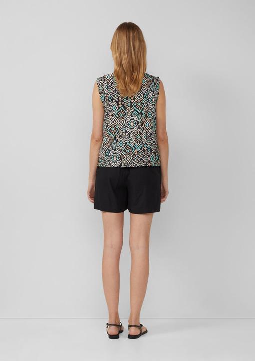 Immagine prodotto s.Oliver Bluse Blusentop aus Viskosemix mit Raffung (48)