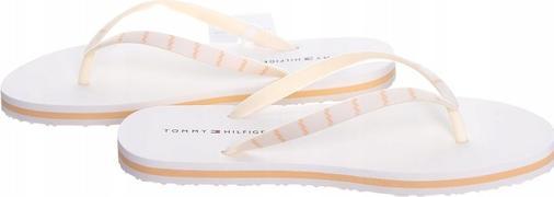 Produktbild Tommy Hilfiger Damen Flip Flops Tommy Essential Beach Sandal Badeschuhe, Elfenbein (Feather White) (37)