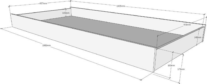 Actual product image Mid.You London (90 x 190 cm)