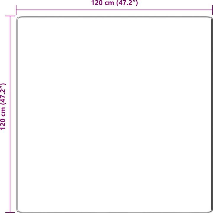 Produktbild vidaXL Teppich (120 x 120 cm)