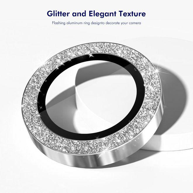 Produktbild Enkay Glitter Metall Kamera Ring (1 Stk., Apple iPhone 17 Pro, Apple iPhone 17 Pro Max)
