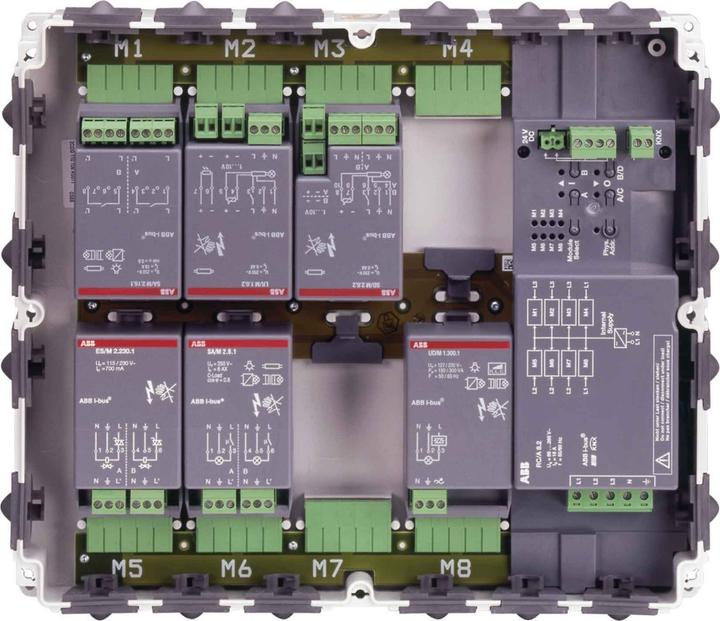 Actual product image ABB STOTZ-KONTAKT Room Controller Basic Unit 8-fold RC/A 8.2