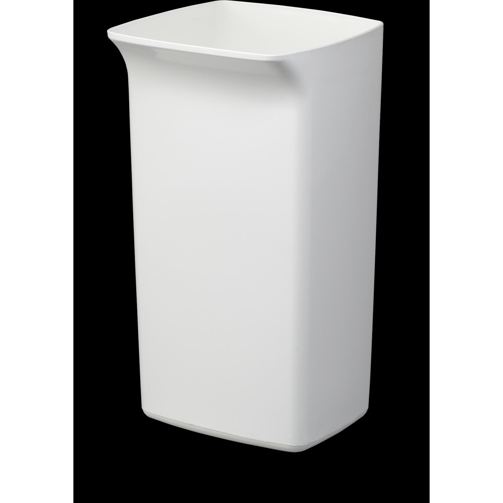 Thumbnail - Durable Wertstoffsammler 40 l H590xB320xT360mm weiss ohne Deckel, Abfalleimer, Weiss