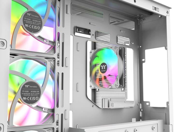 Produktbild Thermaltake Geh View 380 WS Midi Tower "ARGB Snow" White retail (Mini-ITX, ATX, mATX)