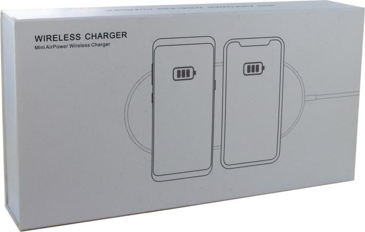 Image du produit cyoo Mini chargeur sans fil pour téléphone double (10 W)