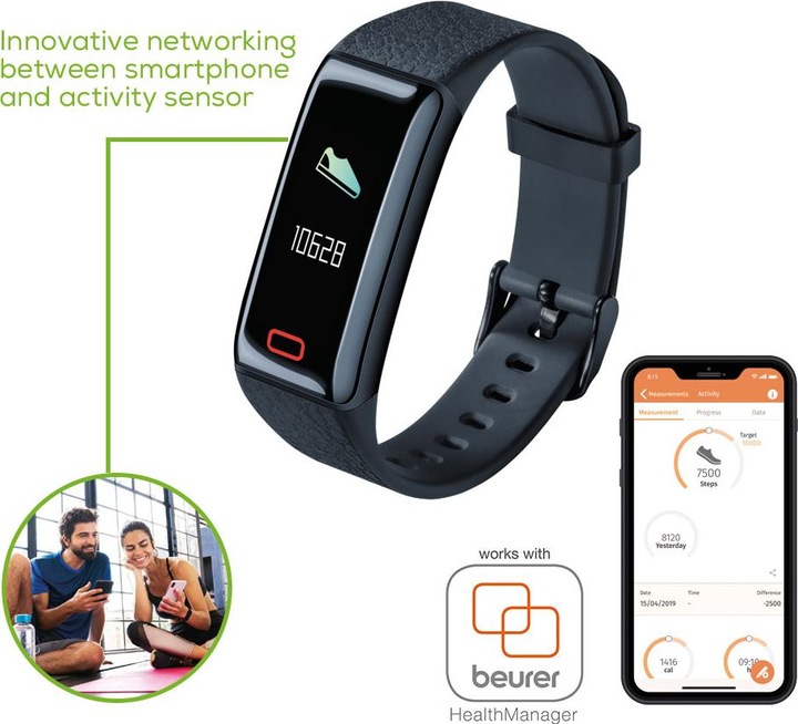 Produktbild Beurer AS 98 Pulse & Heartbeat Sensor Activity Tracker