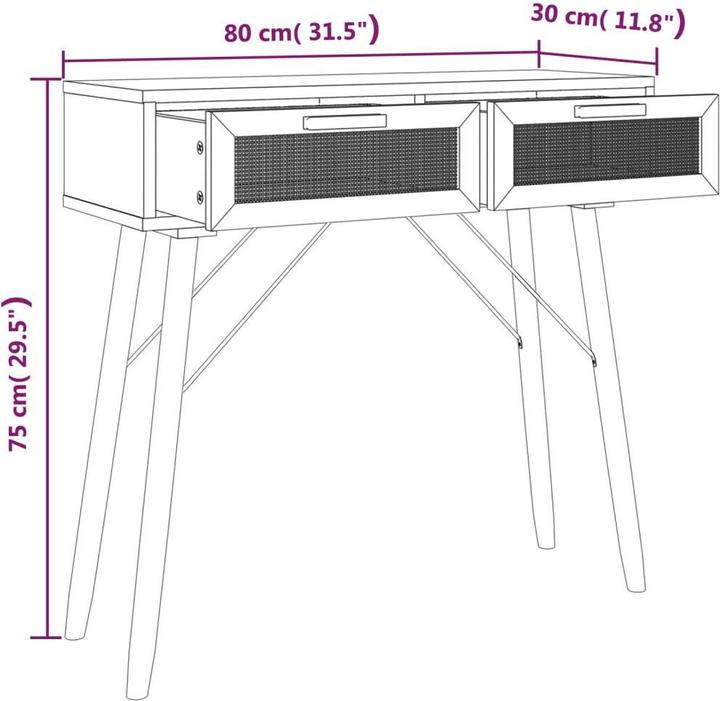 Image du produit vidaXL Destiny (80 x 30 x 75 cm)
