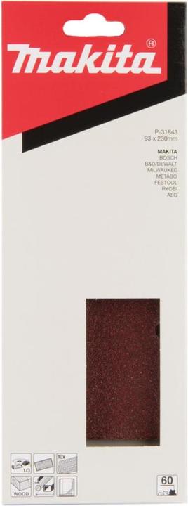 Actual product image Makita Orbital sandpaper grit 6 (P60)