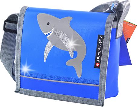Produktbild Cwirbelwind Kindergartentasche Hai Glitzer