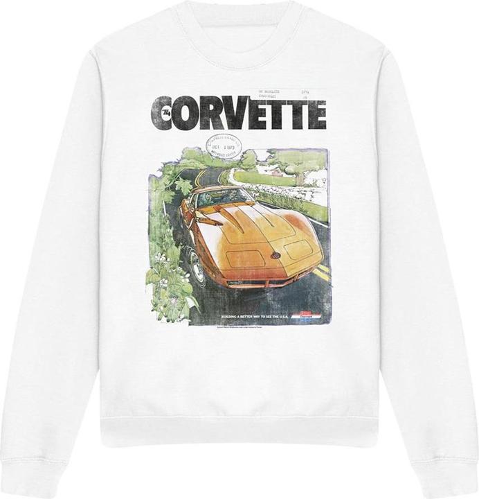 Immagine prodotto Chevrolet Corvette Felpa Poster Adulto Unisex (L)