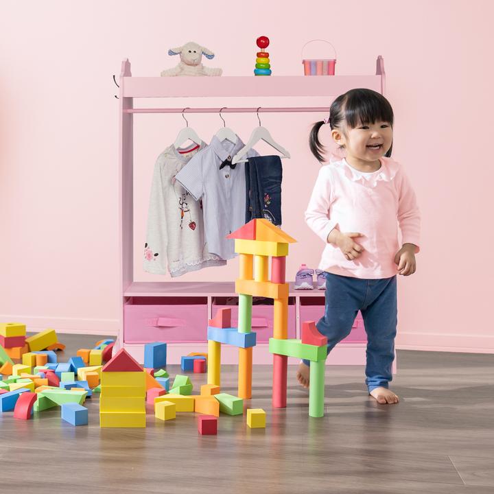 Image du produit Relaxdays Porte-manteaux pour enfants