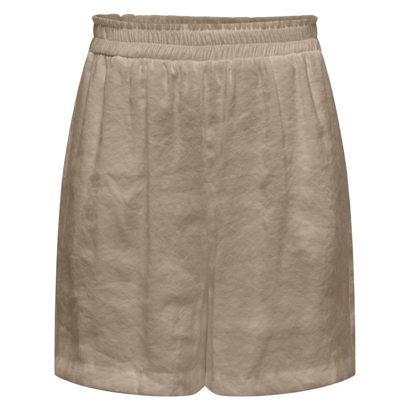 Only, Damen, Shorts, Onliris Modal Hw Shorts Wvn, Grau, (M)