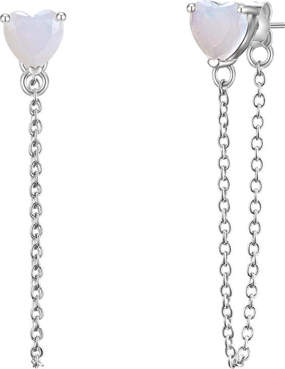 Produktbild Glanzstücke München Damen Sterling Silber Mondstein (synth.) silber - 29956 (Sterling Silber)