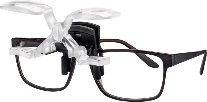 Actual product image Eschenbach 162461 maxDETAIL clip Magnifying glasses with clip Magnification factor 2 x