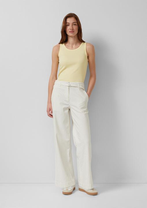 Produktbild s.Oliver Wide-Leg-Hose mit Stoffgürtel (36)
