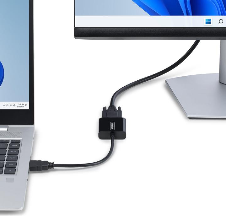 Productafbeelding StarTech HDMI naar VGA-adapter, 1080p (HDMI, 18.95 cm)