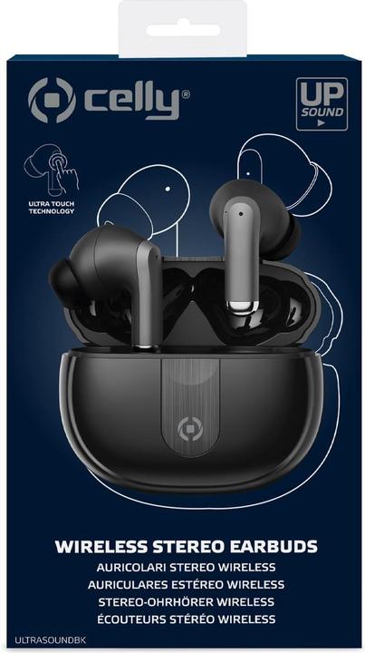 Produktbild Celly Earbuds Ultrasoundbk Black (5 h, Kabellos)