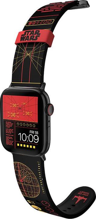 Immagine prodotto Moby Fox Bracciale Star Wars per smartwatch Death Star Trench Run (Silicone, Apple Watch)