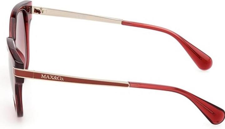Actual product image Latetobed Max & Co Mo0121 69T Shiny Bordeaux Women's Sunglasses 55/18/140