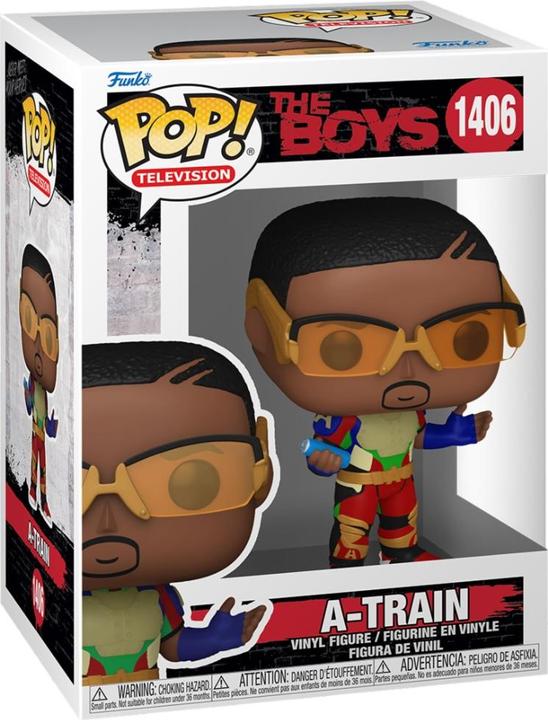 Actual product image Funko The Boys POP! TV Vinyl figurine A-Train (rally) 9 cm