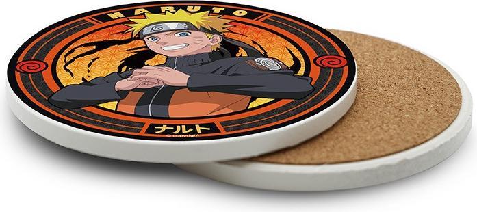 ABYstyle Naruto Shippuden Sottobicchiere Ceramica: Naruto 10cm (1x, Dessous de verre)