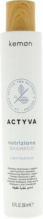 Actual product image Kemon Actyva Nutrizione Light Shampoo 250 ml (Liquid shampoo, 250 ml)