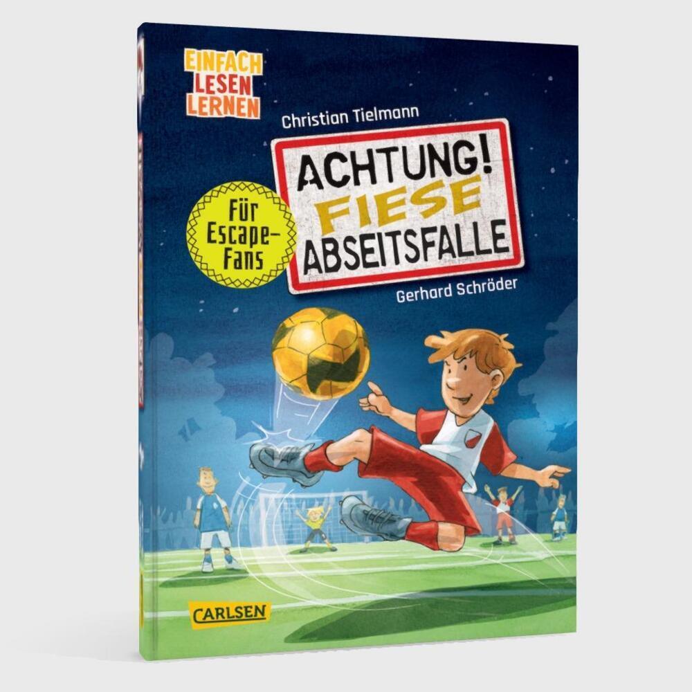 Thumbnail - Achtung!: Fiese Abseitsfalle, Kinderbücher von Gerhard Schröder, Christian Tielmann