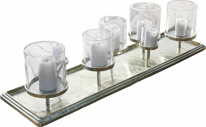 Produktbild Loberon Kerzentablett Devonne silber