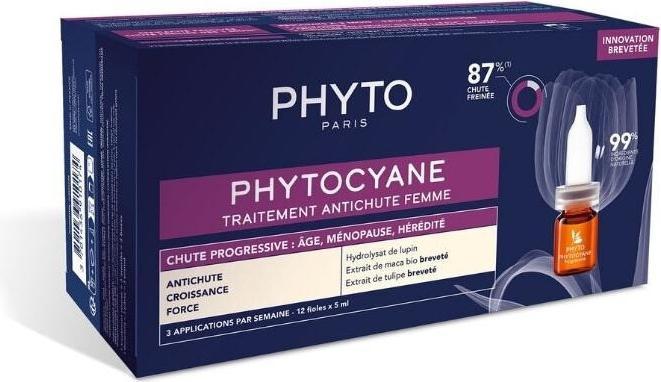 Phyto Phytocyane Progressive Behandlung 12x5ml (Körpercreme, 5 ml)