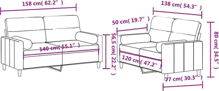 Image du produit vidaXL Gerakana (Ensemble de capitonnage)