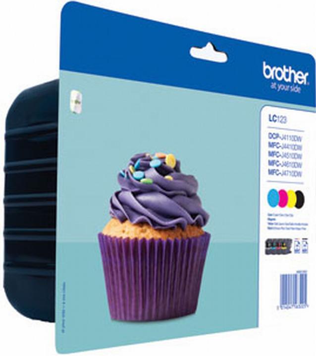 Actual product image Brother LC-123VALBP Value Pack (M, C, Y, FC)