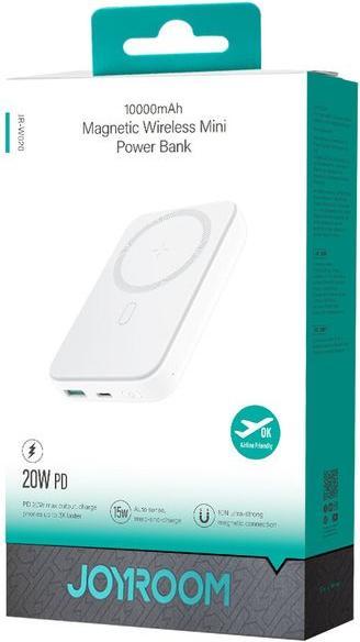 Actual product image Joyroom Mini Magnetic Wireless Powerbank (20W) (10000 mAh, 20 W, 37 Wh)