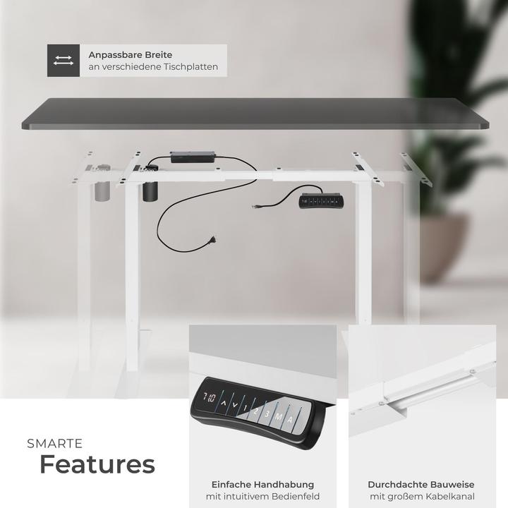 Actual product image tectake Electric table frame