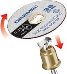 Produktbild Dremel EZ SpeedClic dünne Präzisionstrennscheiben Ø 38,0 mm (5 Stück)