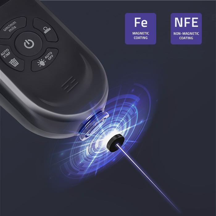 Produktbild Qoltec Schichtdickenmessgerät mit LCD 0-2000 μm