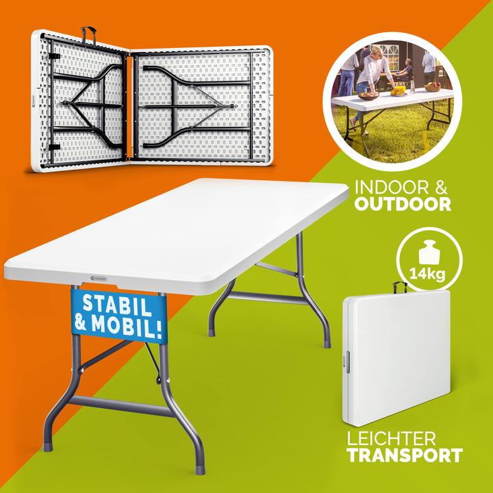 Actual product image Casaria Folding table