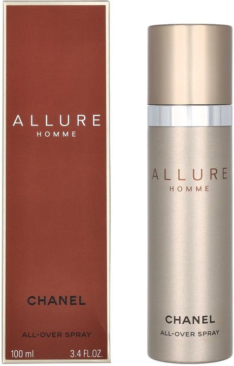 Actual product image Chanel Allure Homme All Over Spr 100 ml (100 ml, Body & hair fragrance spray, Body mist, Spicy, Woody)