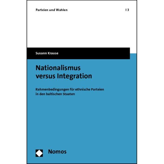 Nationalismus versus Integration, Fachbücher von Susann Krause