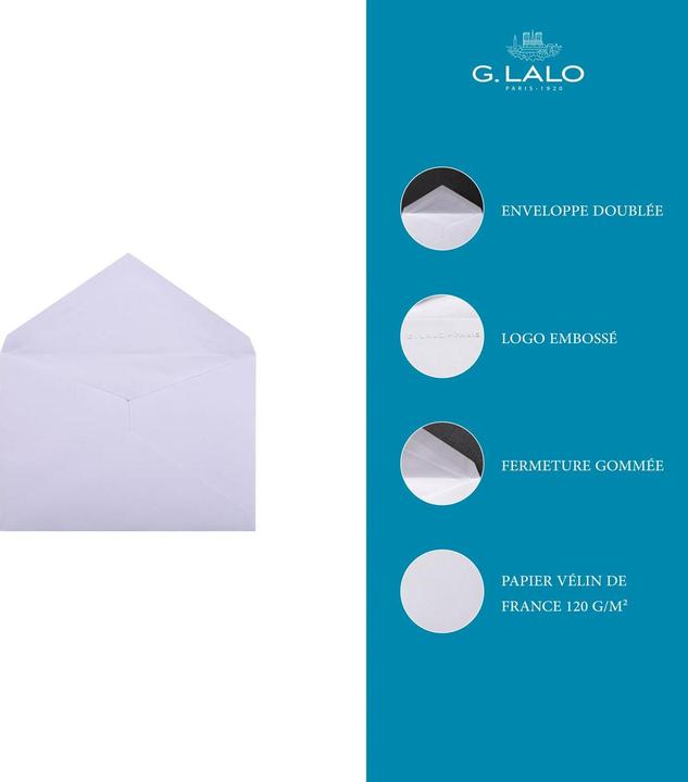 Actual product image Clairefontaine Lalo envelopes (160x)