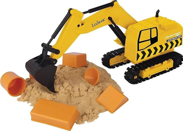 Actual product image Lexibook CROSSLANDER PRO Remote Control Backhoe Loader with Moving Arm (RTR Ready-to-Run)