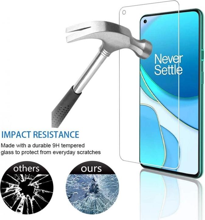 Produktbild Screenguard OnePlus 8T Panzerglas Schutzfolie Case Friendly Design (1 Stück, OnePlus 8T)