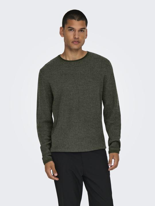 Actual product image Only & Sons Onseric Reg 12 Struc Crew Knit Noos (M)