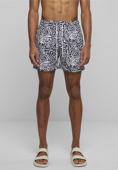 Produktbild Urban Classics Pattern Swim Shorts (S)