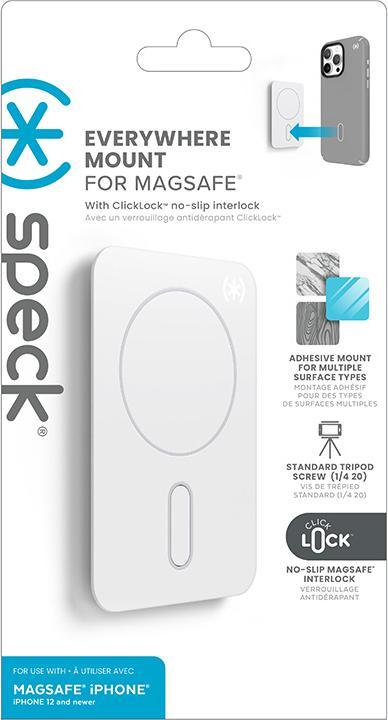 Produktbild speck Everywhere Mount + ClickLock – MagSafe Magnethalterung (Weiss)