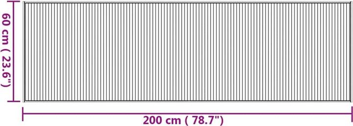 Produktbild vidaXL Teppich (200 x 60 cm)