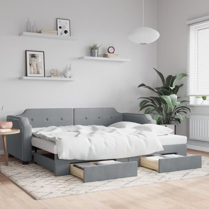 Produktbild vidaXL ausziehbares Tagesbett