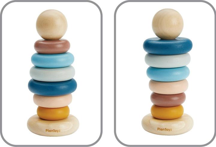 Produktbild Plantoys Stapelspielzeug Pyramide Orchard