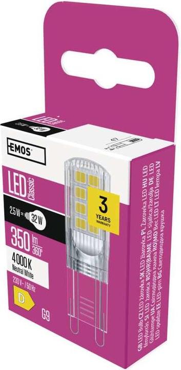 Produktbild Emos LED Lampe Classic (G9, 350 lm, 1 x)